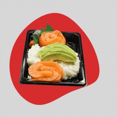 19M Lachs Sashimi Bento (D)