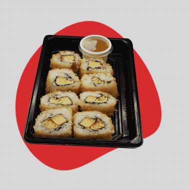 45a M Sushi Tempura Lachs Inside Out (D,G,M)